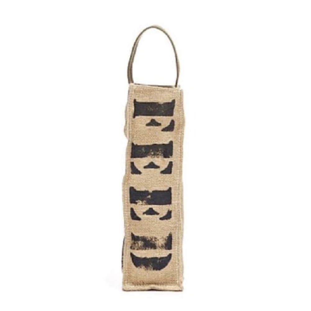 FEED Wine Burlap Cotton Bag
